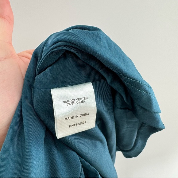 New! Remi x Revolve Claudia Button Maxi Dress in Dark Teal Size Small - Picture 8 of 8